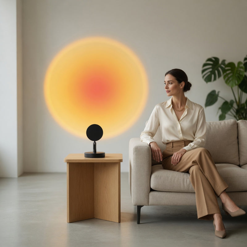 Warm, soft ambient light